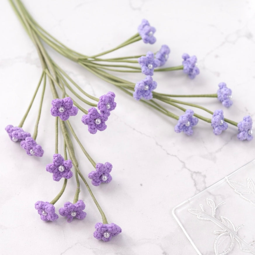 Crochet Baby’s Breath – Single Stem Flower