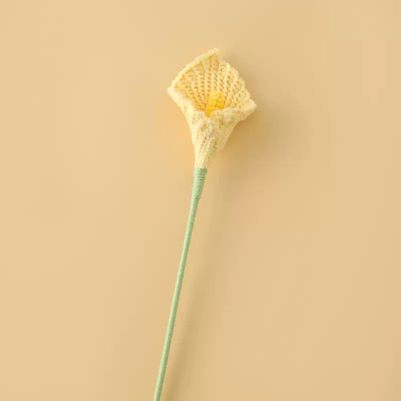 Crochet Calla Lily – Single Stem Flower