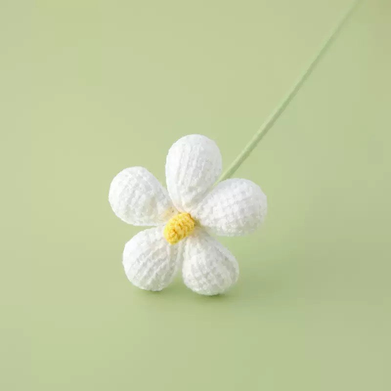 Crochet Plumeria – Single Stem Flower