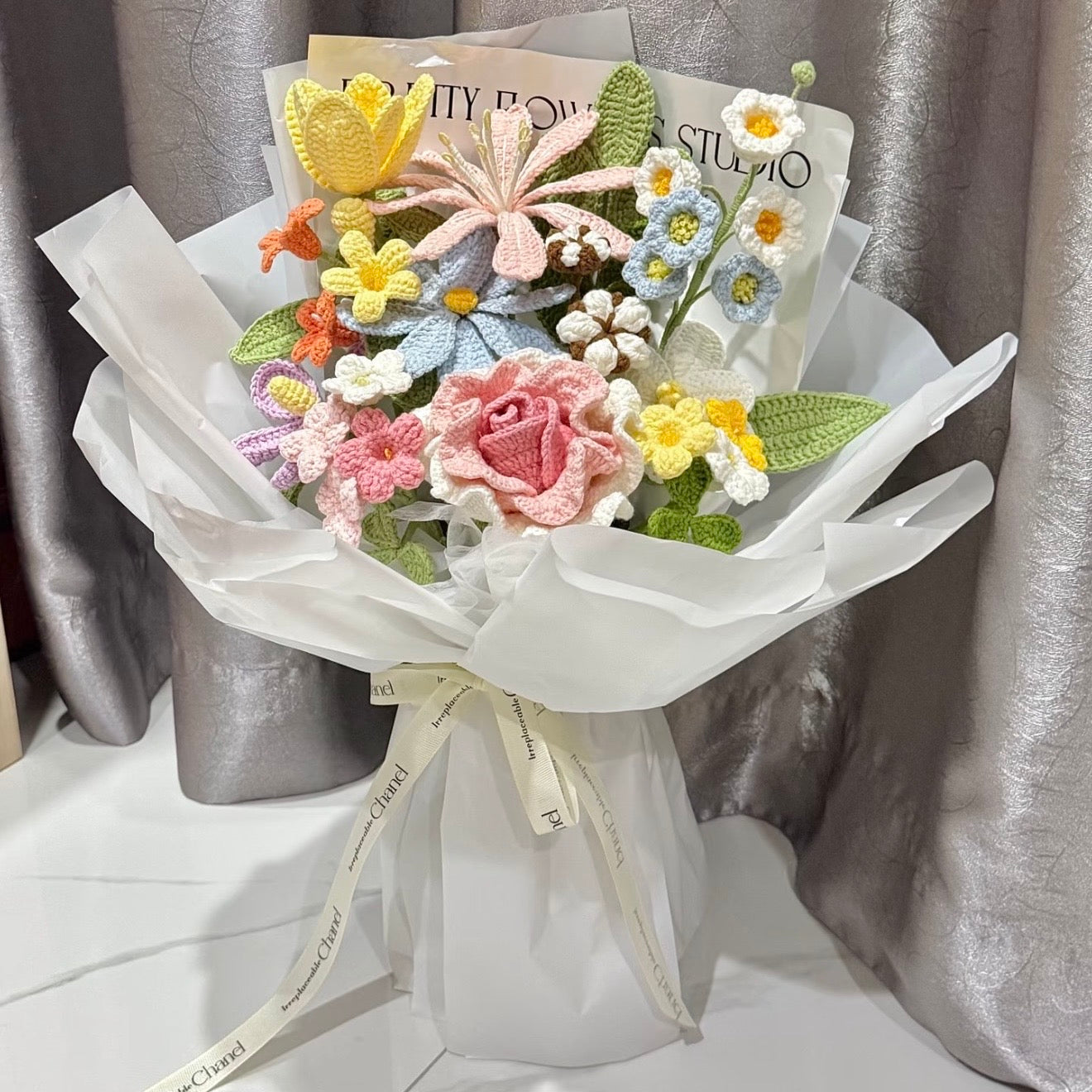 Crochet Bouquet Secret Garden (Ready to Gift)