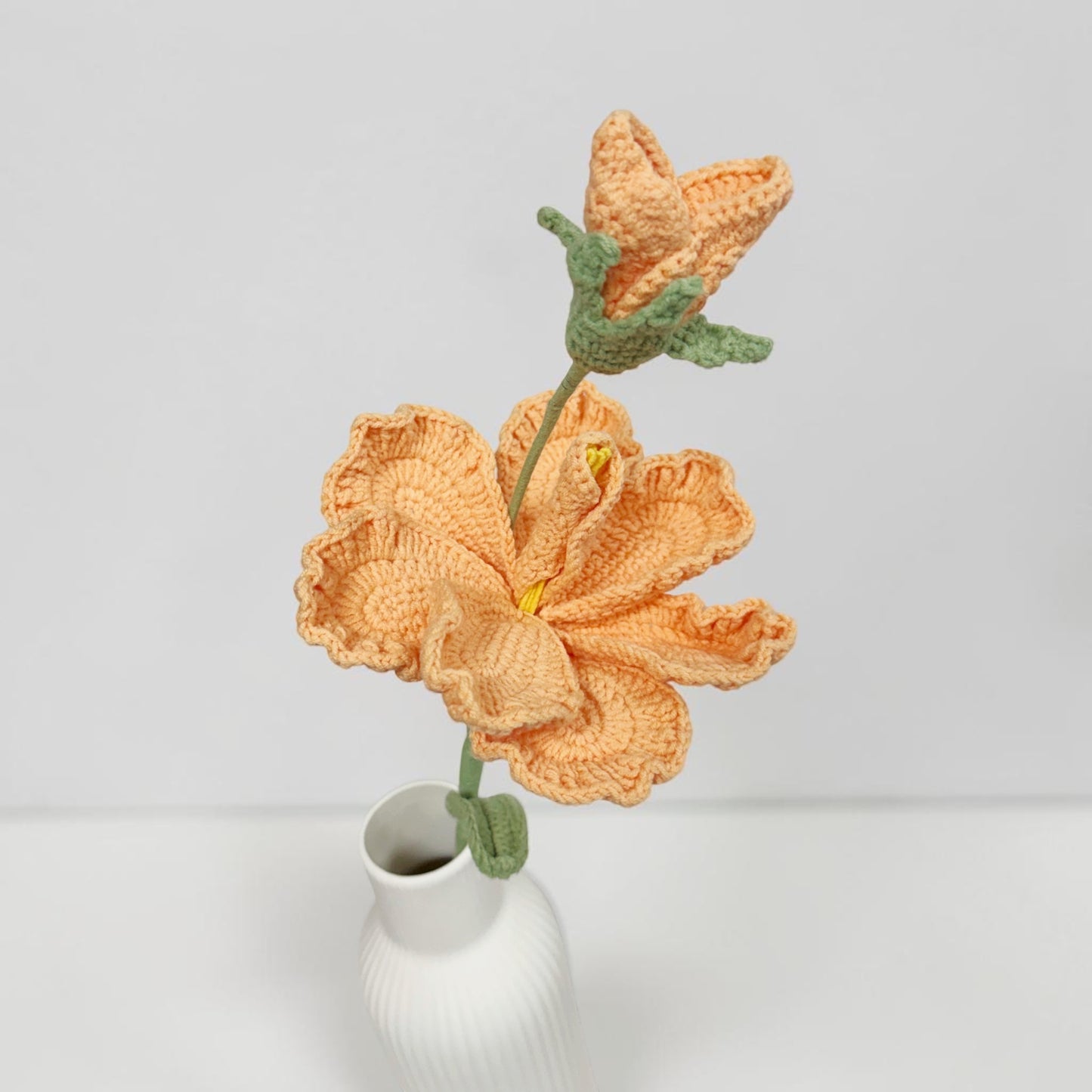 Crochet Balloon Flower – Single Stem Flower