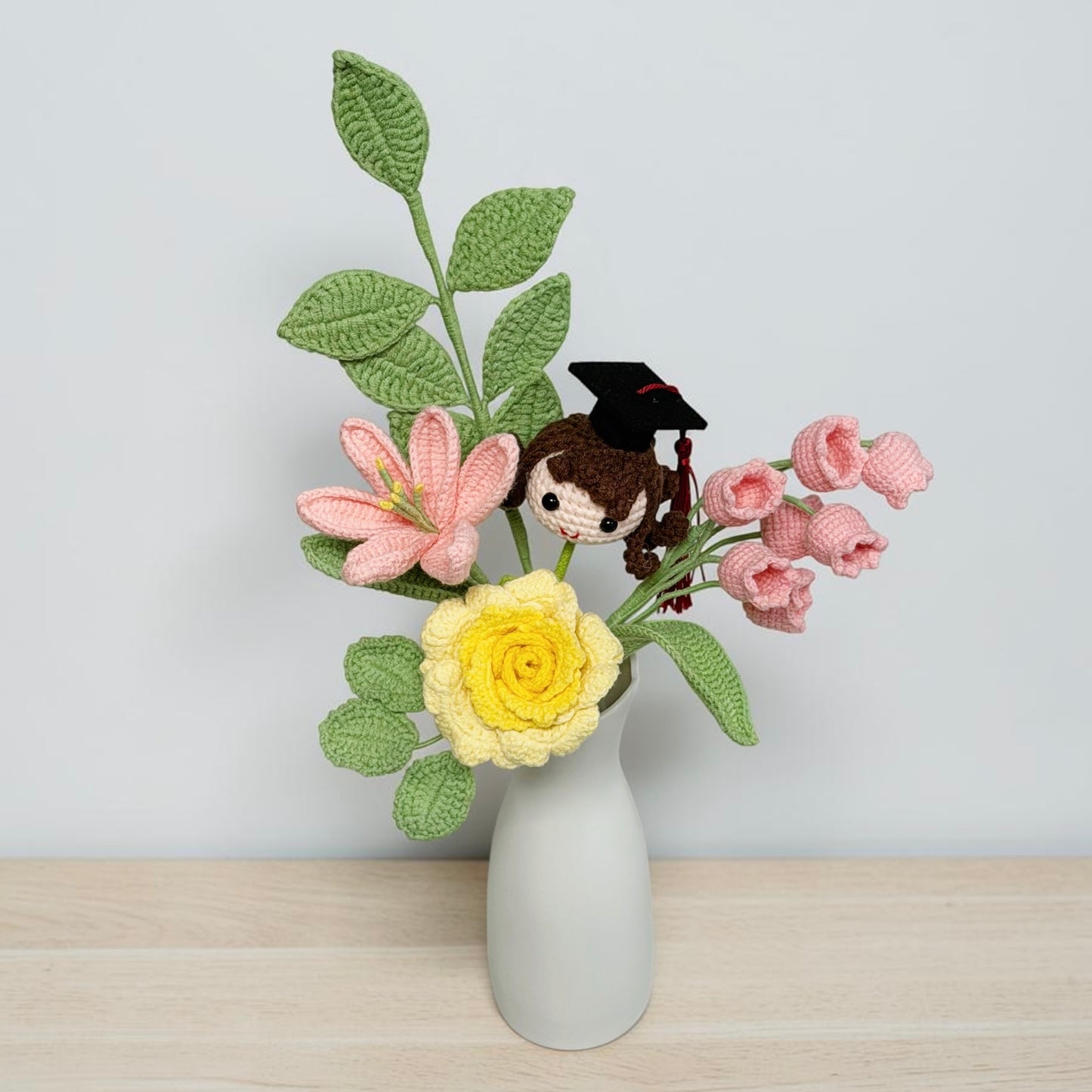 Crochet Bouquet Sweet Milestone (No Vase)