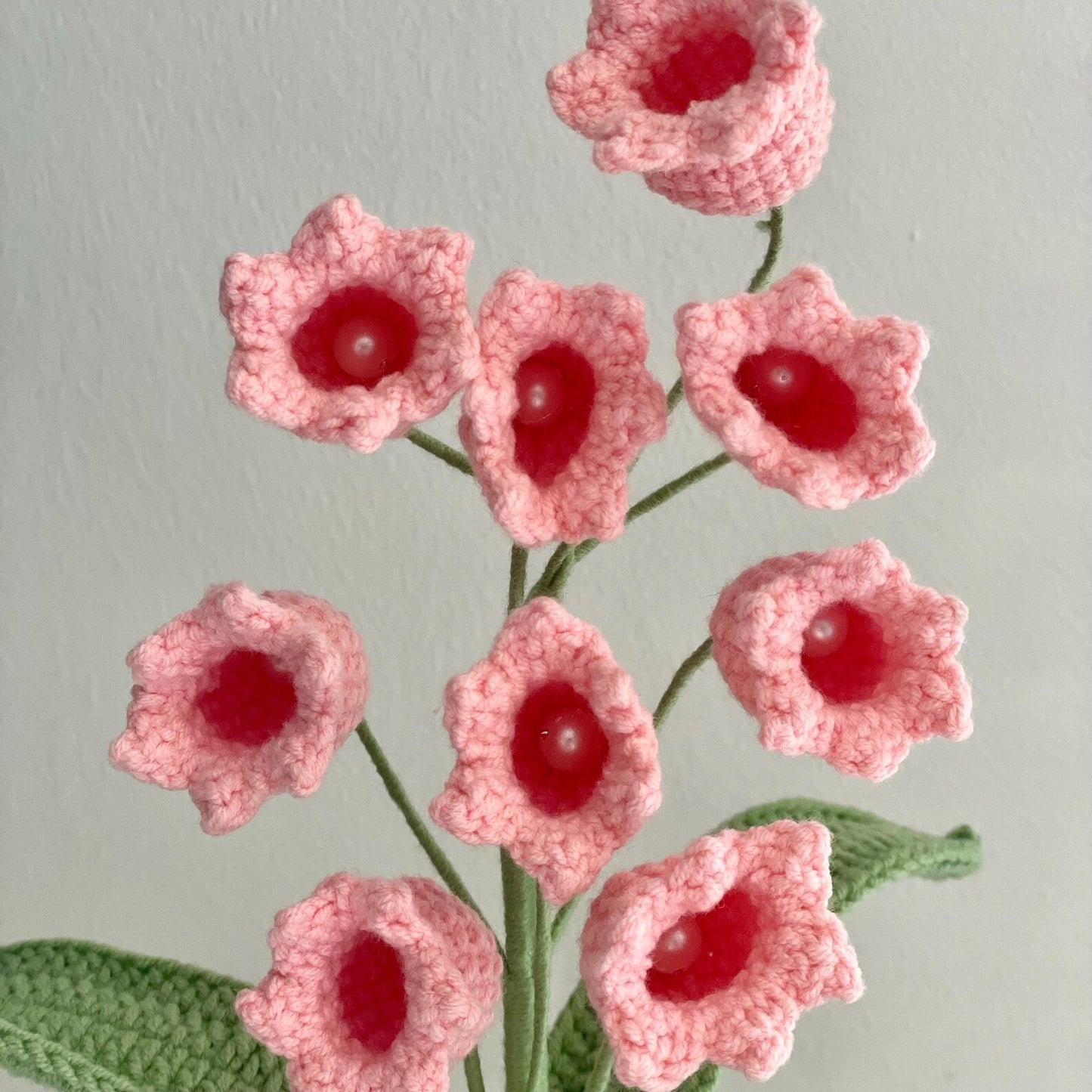 Crochet Pink Tulip in Pot – Handmade Gift Decor