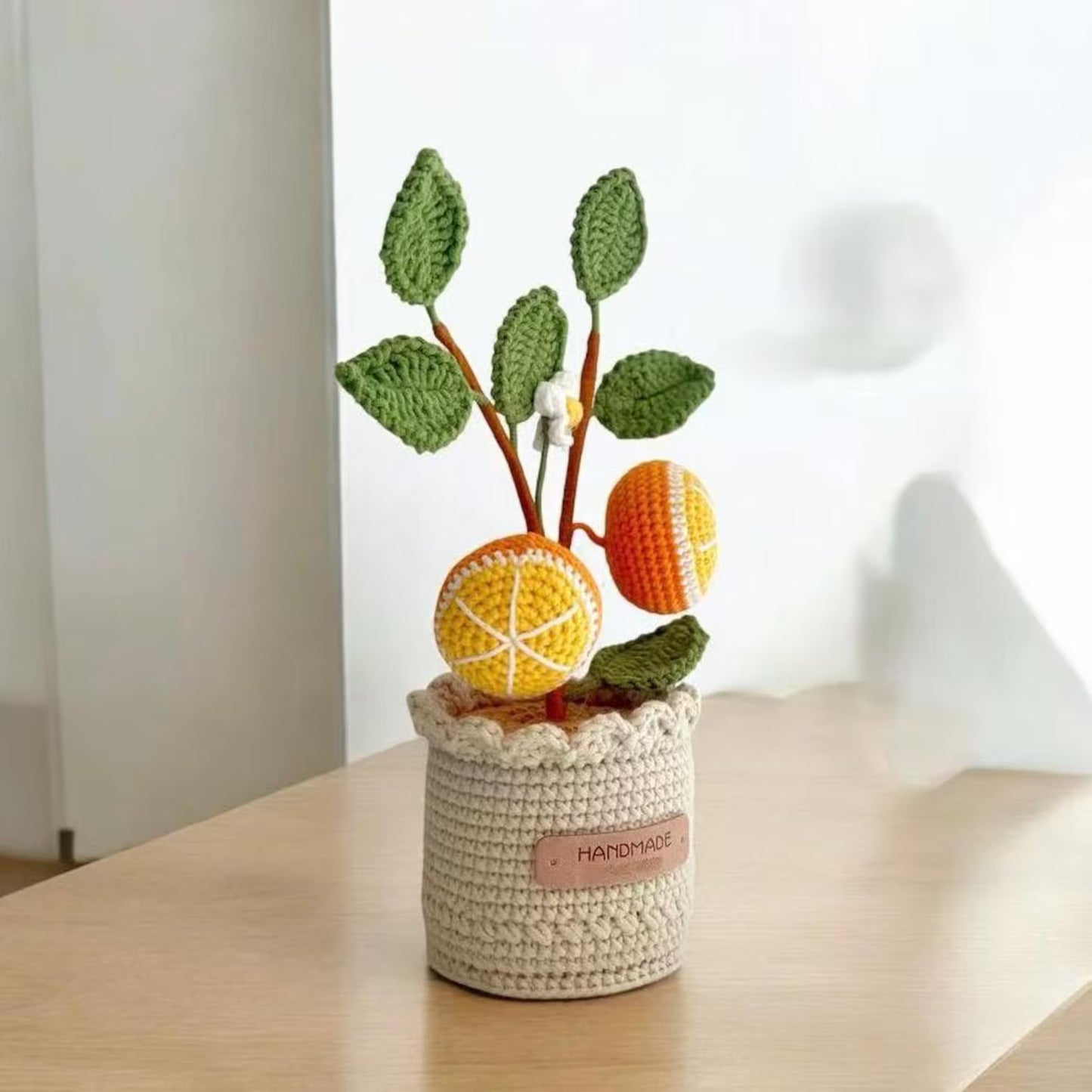 Crochet Orange Tree in Pot – Handmade Gift Decor