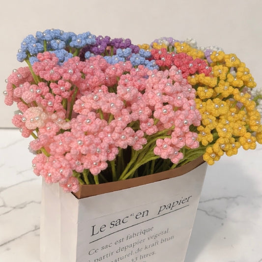 Crochet Baby’s Breath – Single Stem Flower
