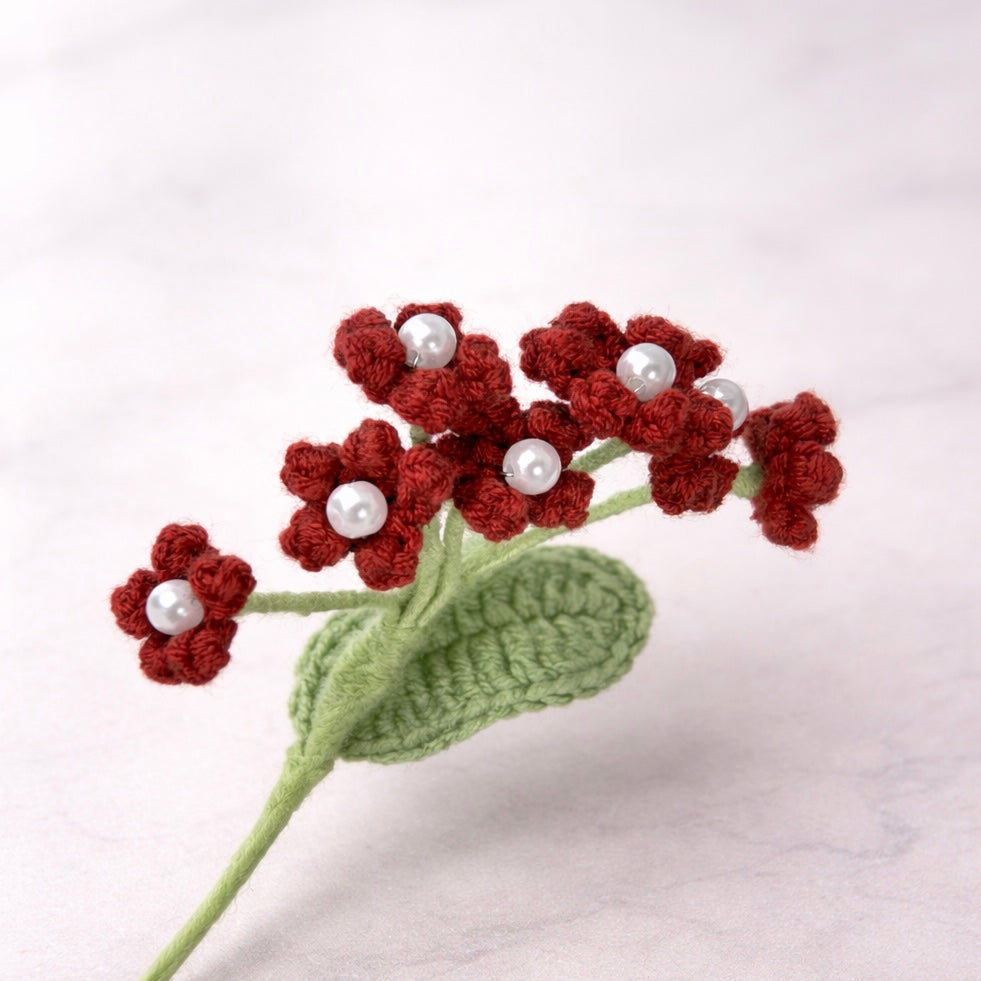 Crochet Baby’s Breath – Single Stem Flower