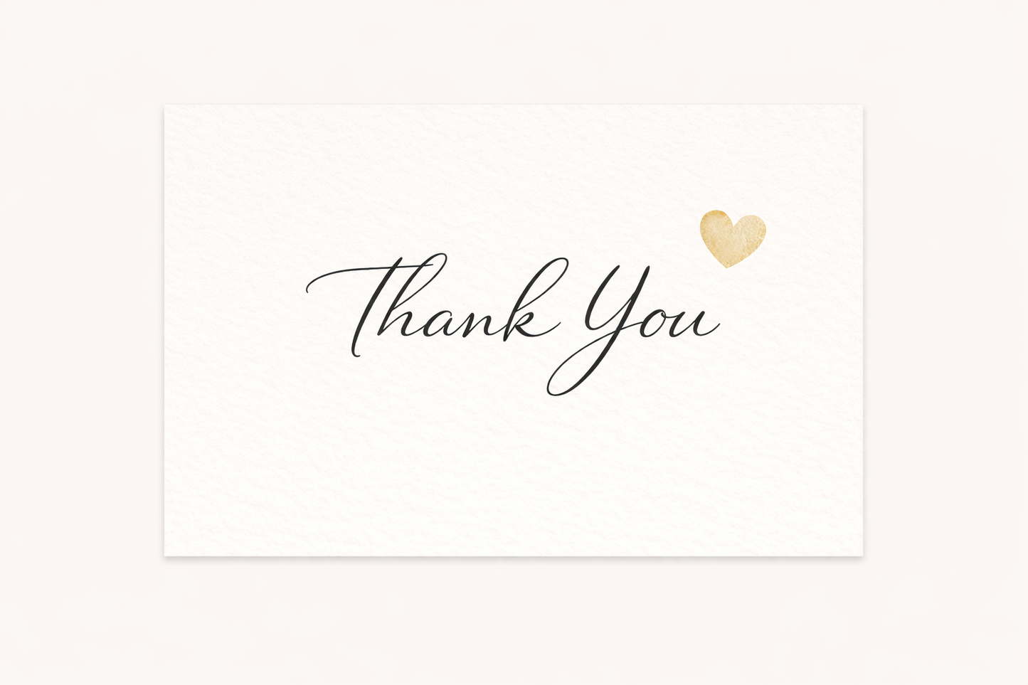 Thank You Note Card