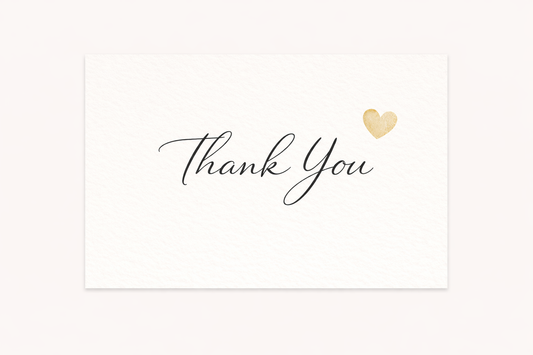 Thank You Note Card