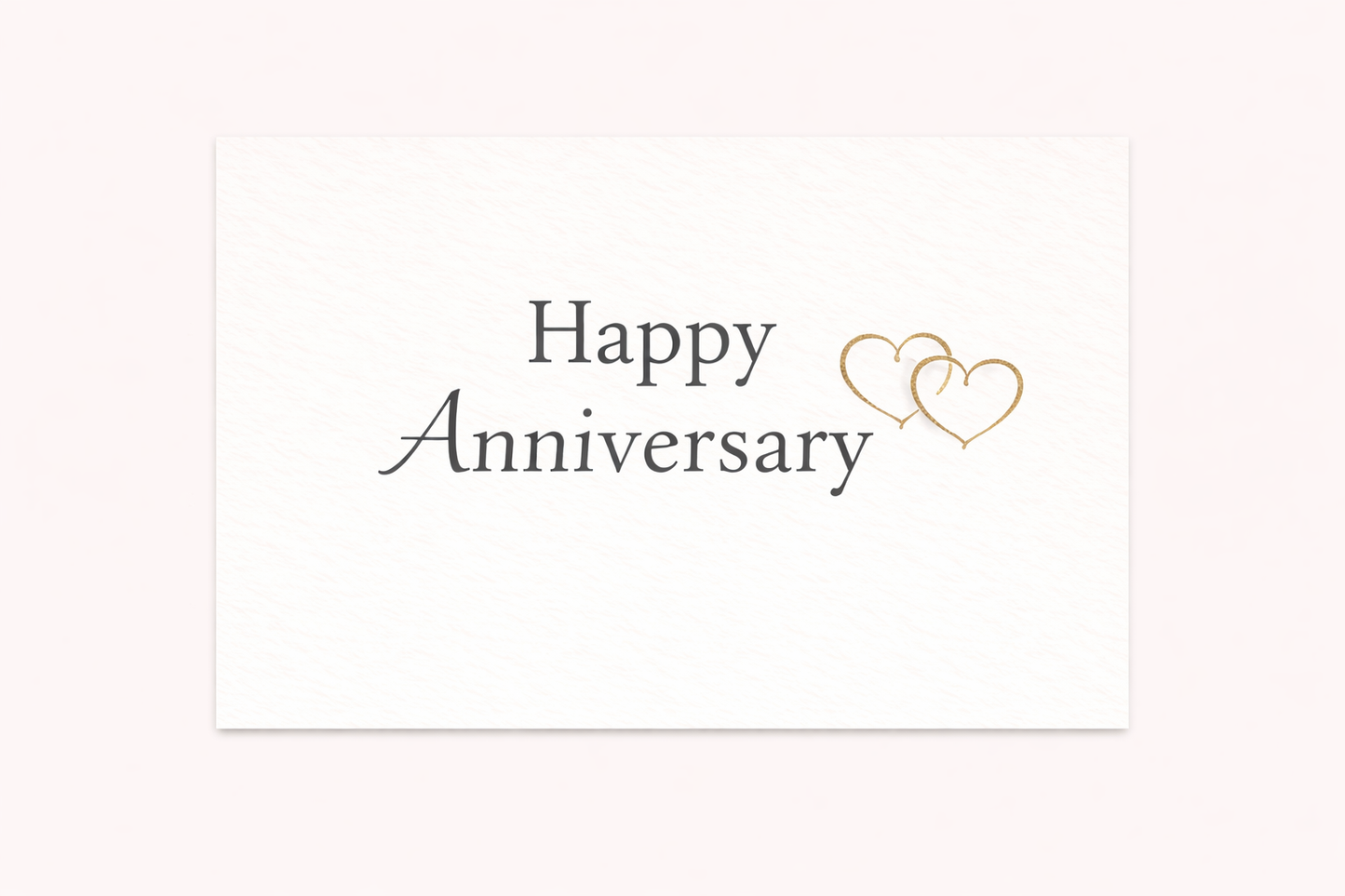 Happy Anniversary Note Card