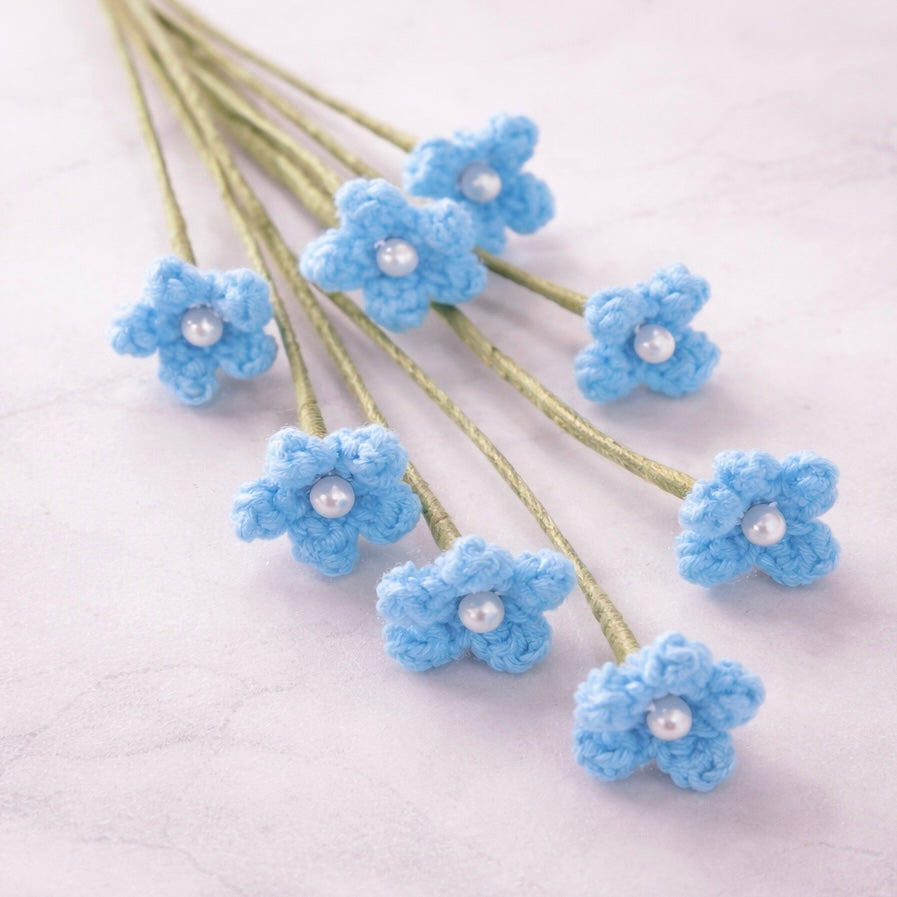 Crochet Baby’s Breath – Single Stem Flower