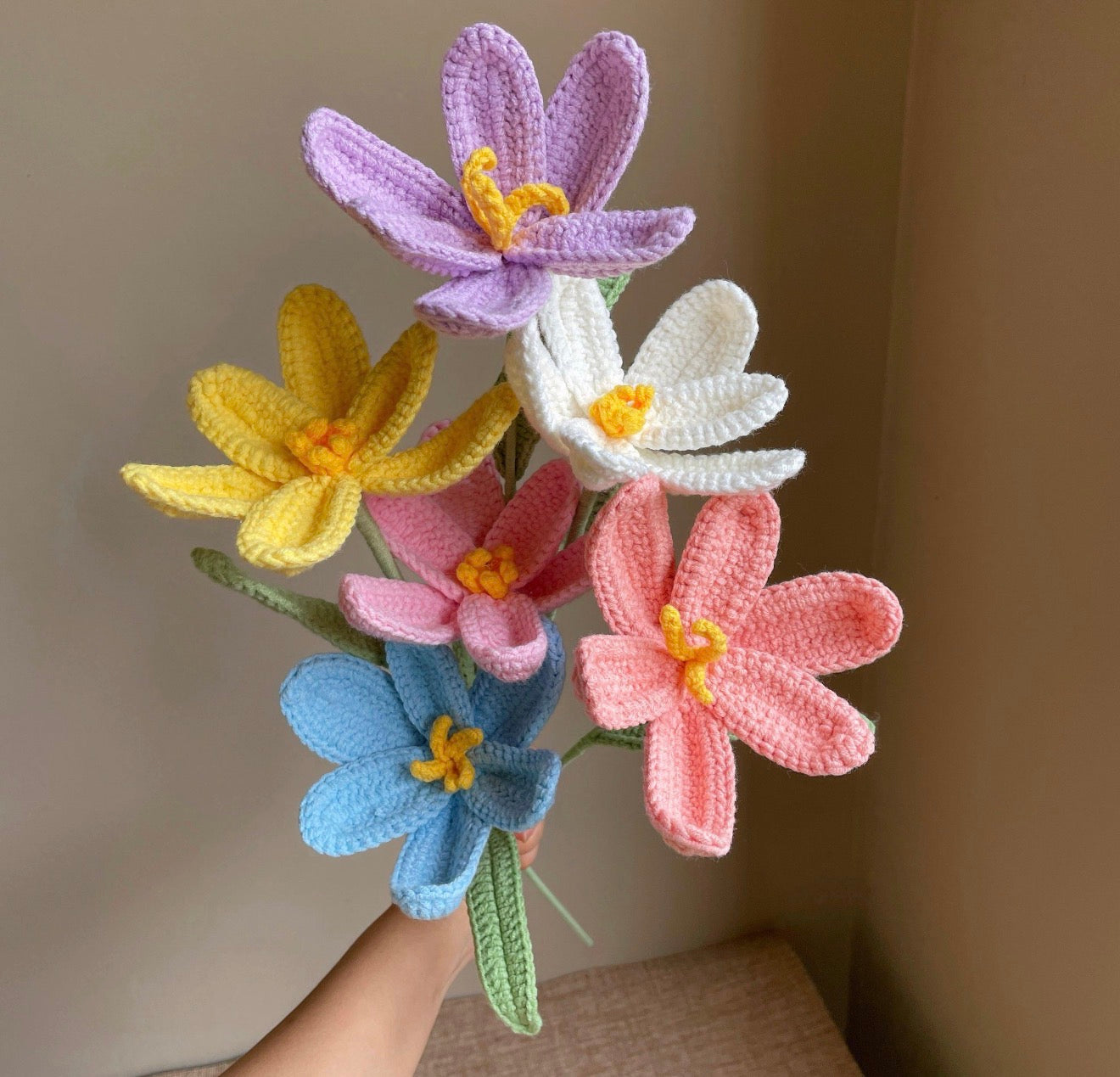 Crochet Tulip – Single Stem Flower