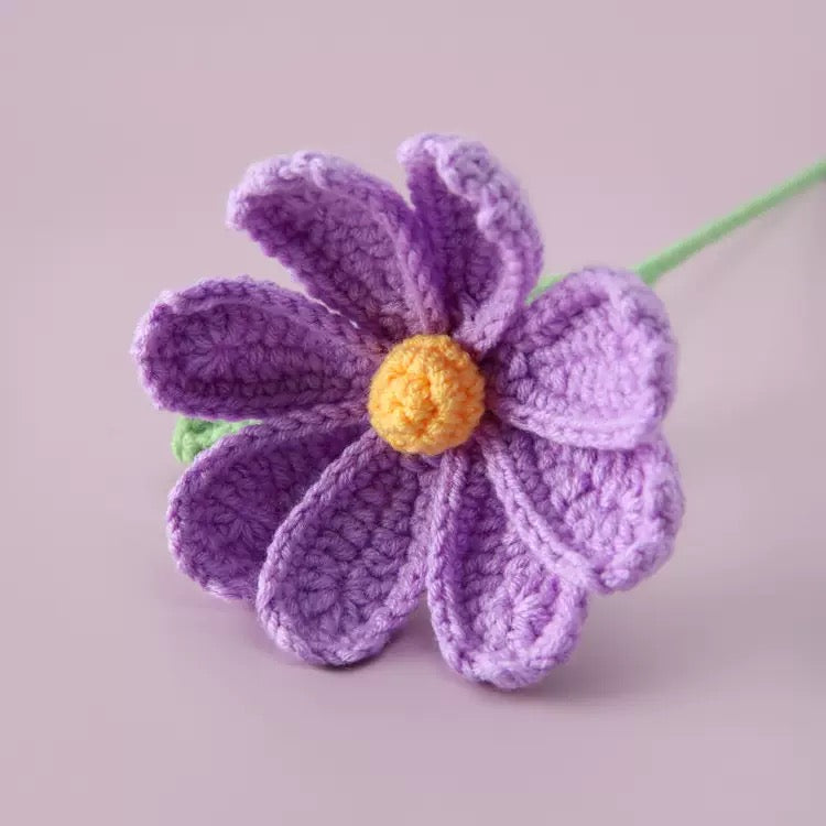 Crochet Cosmos – Single Stem Flower