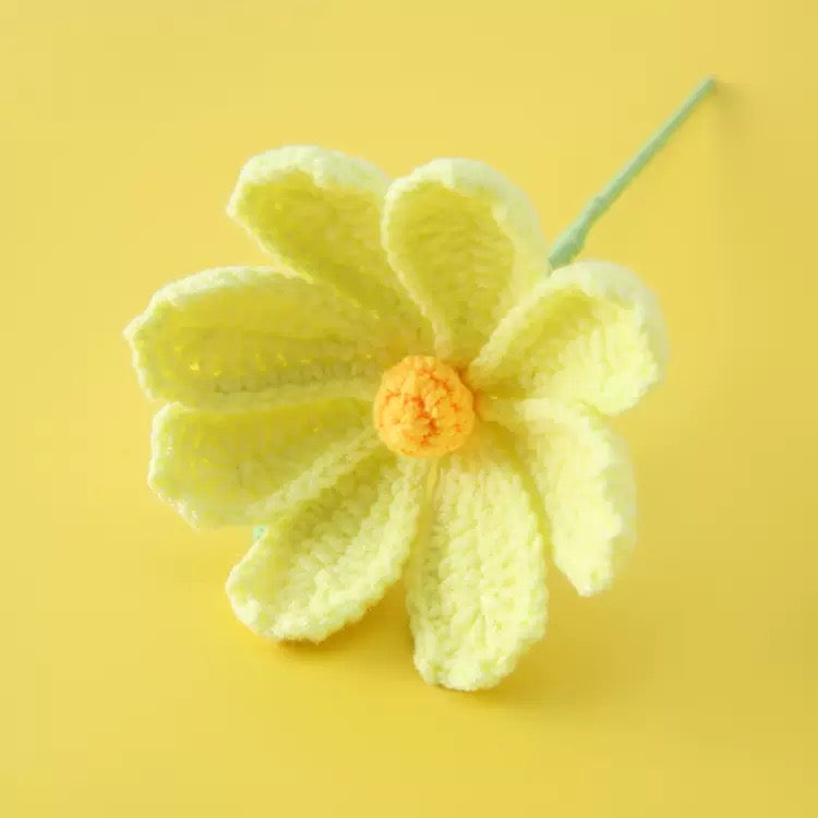 Crochet Cosmos – Single Stem Flower