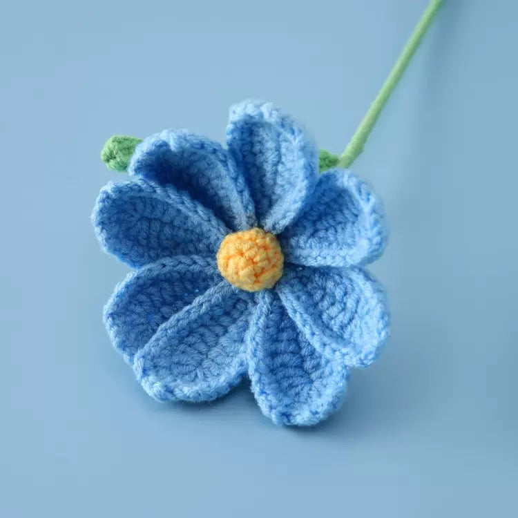 Crochet Cosmos – Single Stem Flower