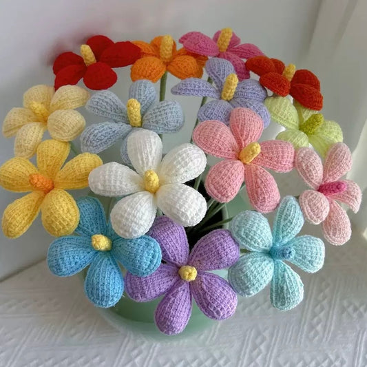 Crochet Plumeria – Single Stem Flower