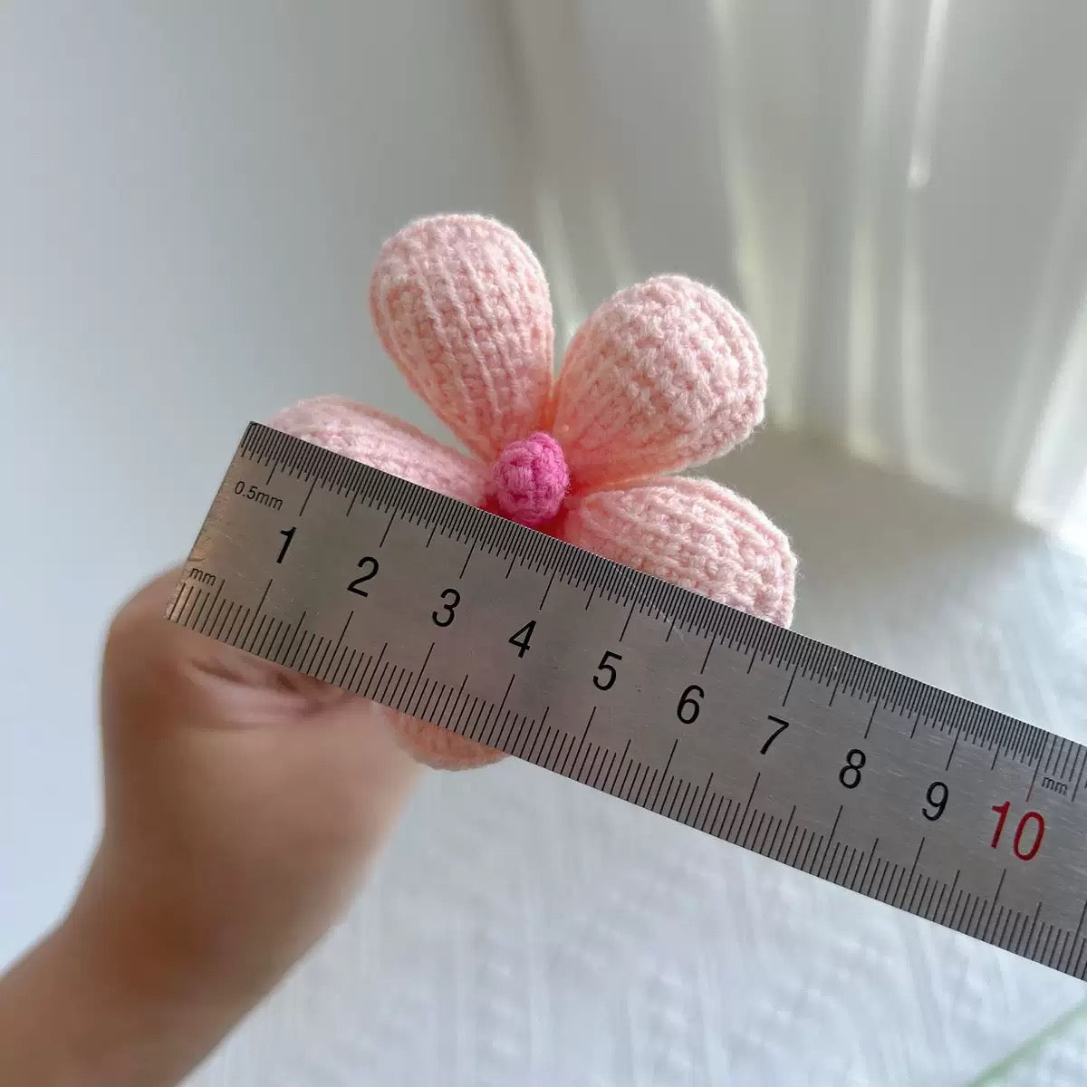 Crochet Plumeria – Single Stem Flower