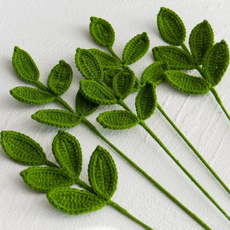 Crochet Eucalyptus – Single Stem Flower