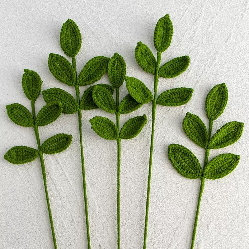 Crochet Eucalyptus – Single Stem Flower