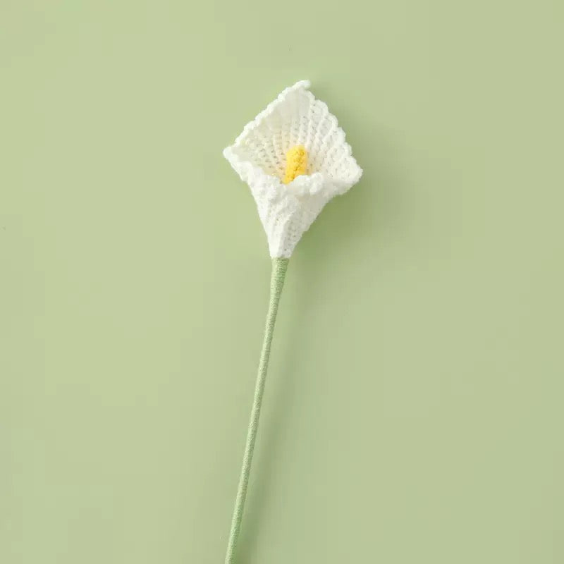 Crochet Calla Lily – Single Stem Flower