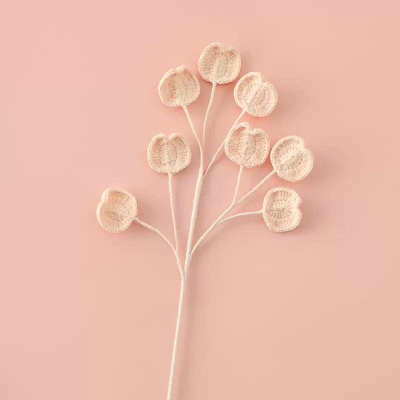 Crochet Apple Leaf – Single Stem Flower