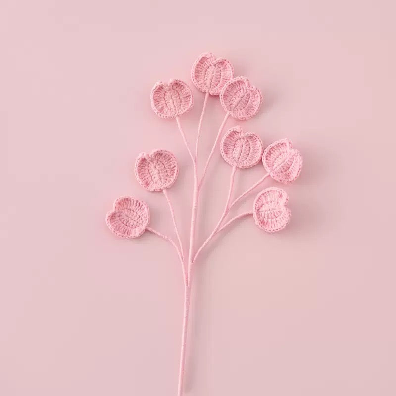Crochet Apple Leaf – Single Stem Flower