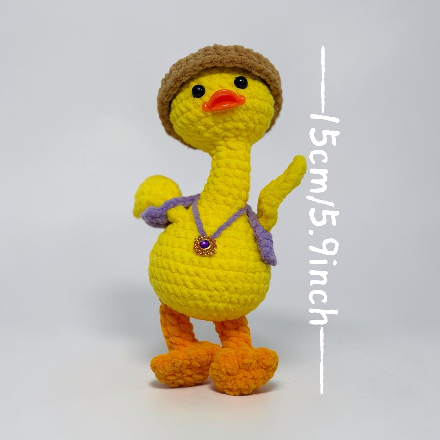 Cozy Duck | Handmade Crochet Doll Gift