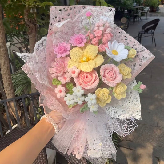 Crochet Bouquet Sweet Bloom (Ready to Gift)