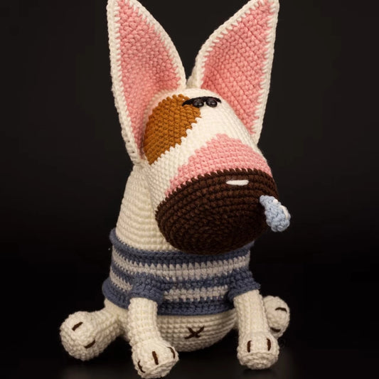 Cute Long Ear Dog | Handmade Crochet Doll Gift