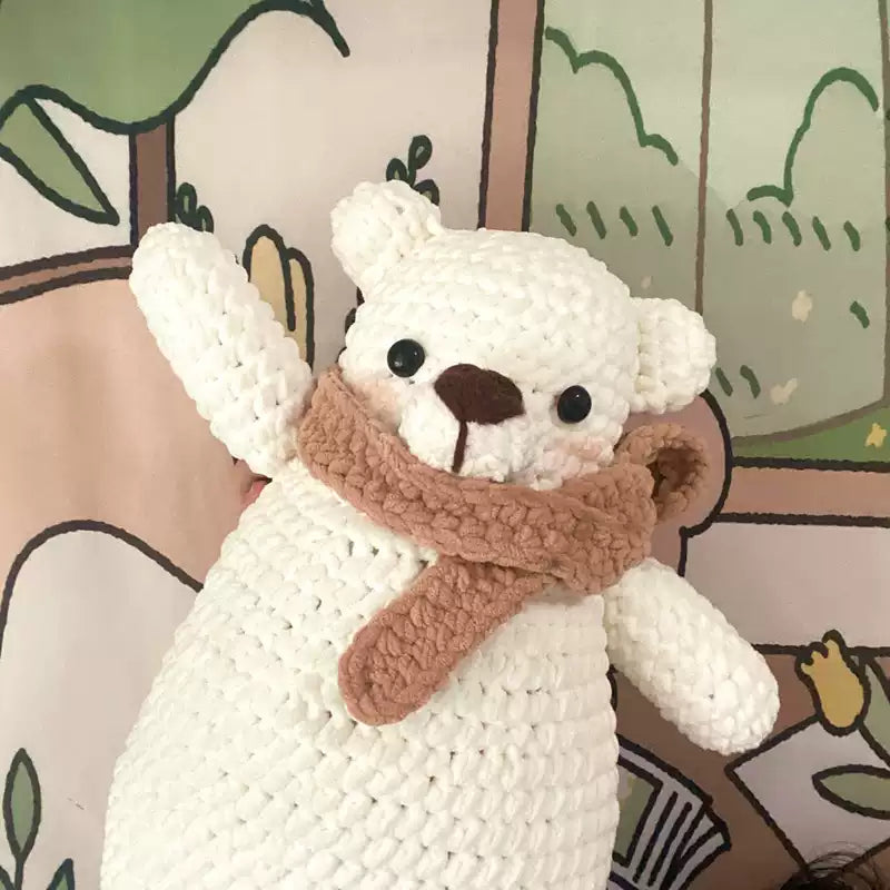 Cozy Bear | Handmade Crochet Doll Gift