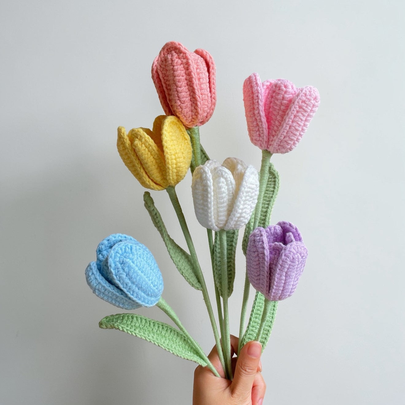 Crochet Tulip – Single Stem Flower