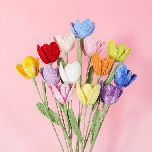 Crochet Tulip – Single Stem Flower