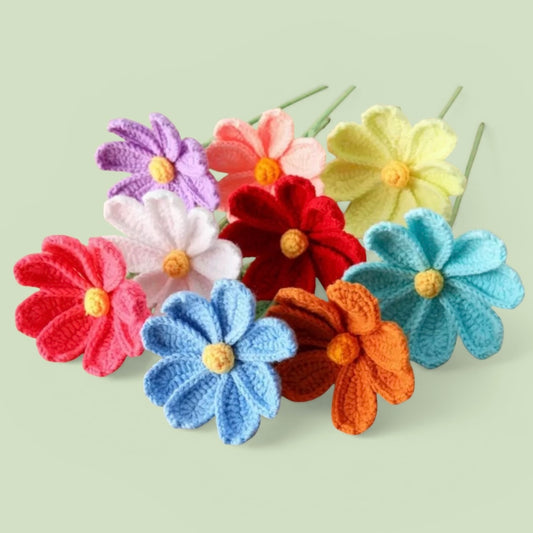 Crochet Cosmos – Single Stem Flower