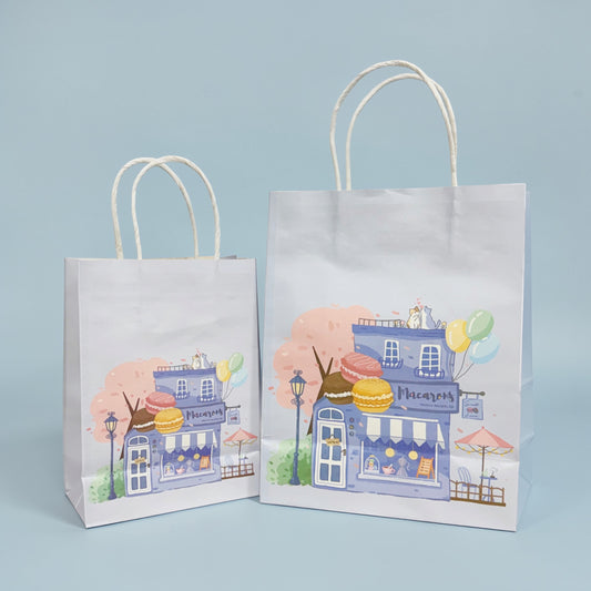 Macaron House Gift Paper Bag – Kids Party Bag
