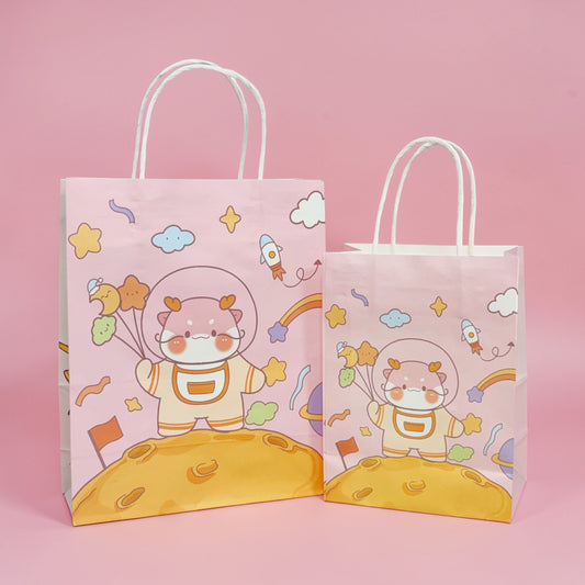 Little Astronaut Bear Gift Paper Bag – Kids Party Bag