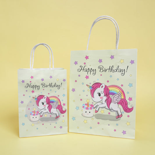 Unicorn Birthday Gift Paper Bag – Kids Party Bag