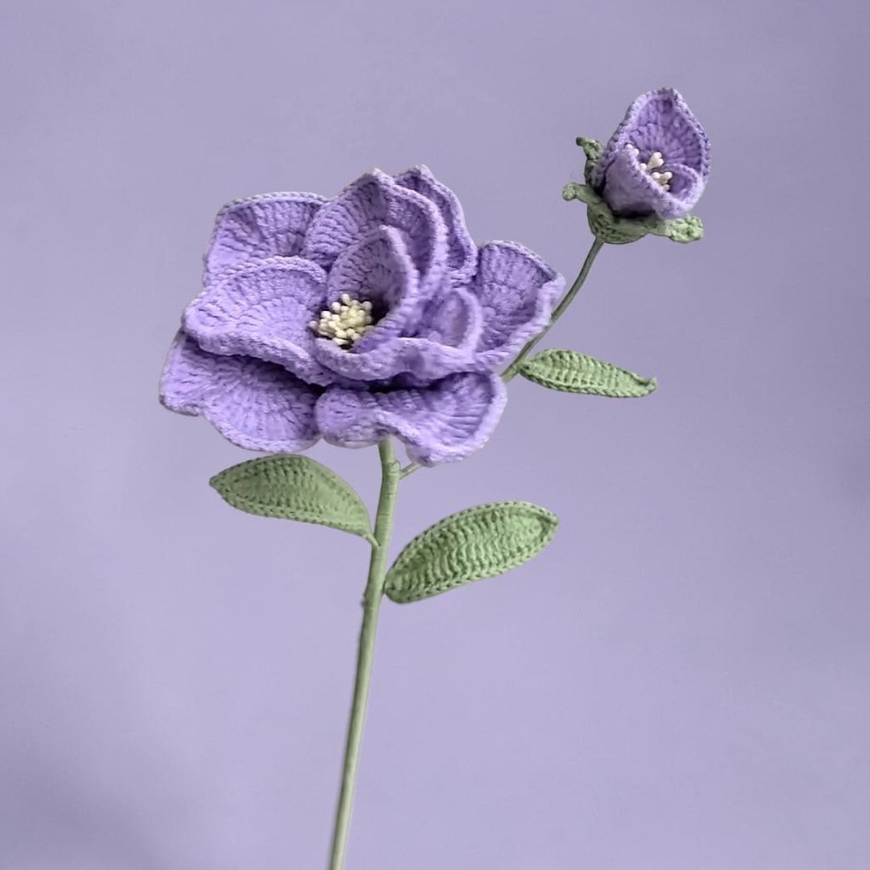 Crochet Balloon Flower – Single Stem Flower