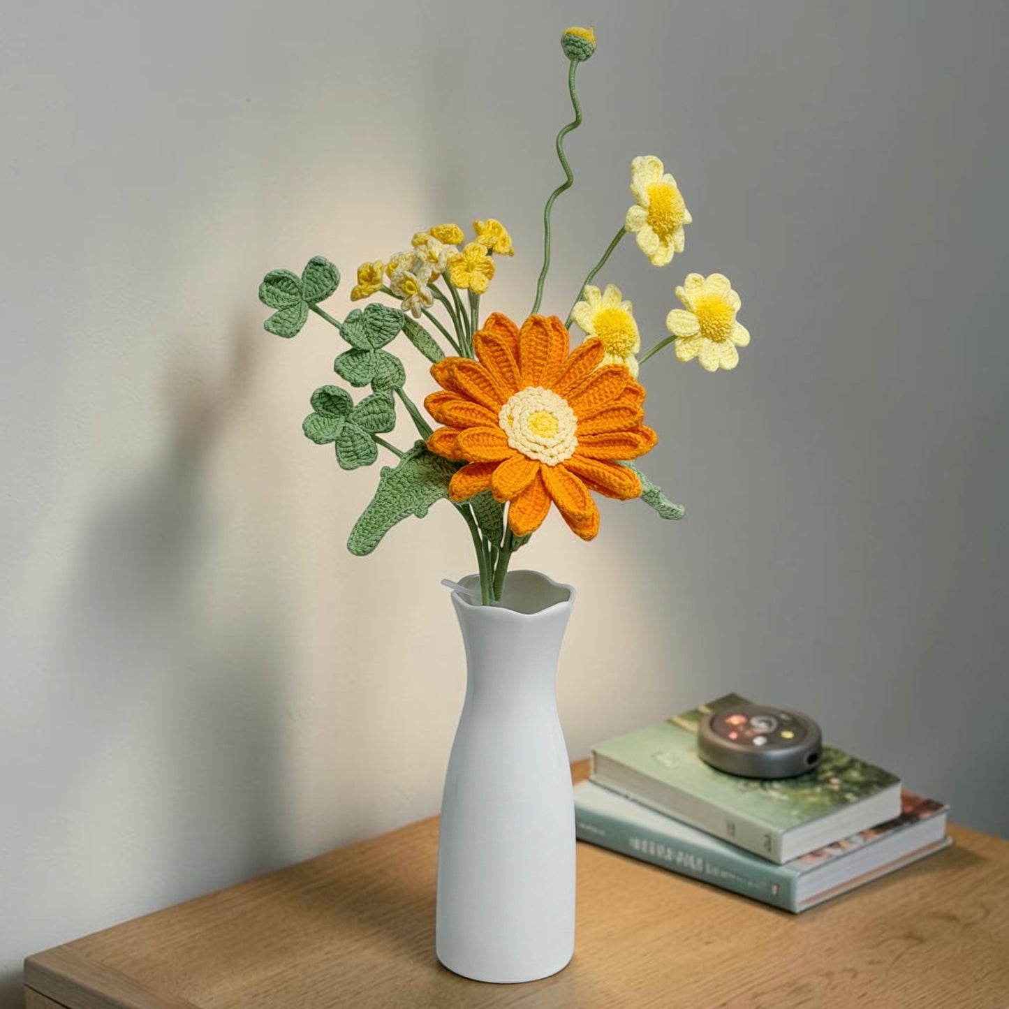 Crochet Bouquet Golden Morning (No Vase)