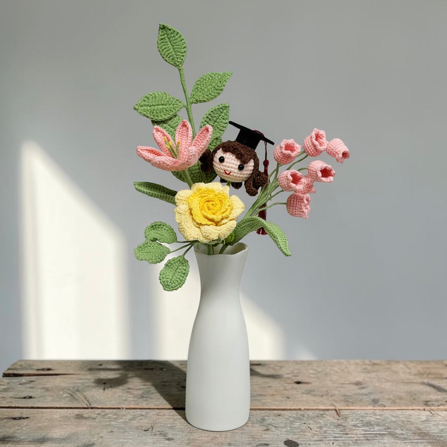 Crochet Bouquet Sweet Milestone (No Vase)
