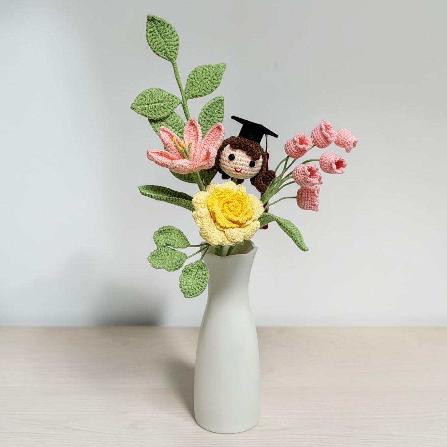 Crochet Bouquet Sweet Milestone (No Vase)
