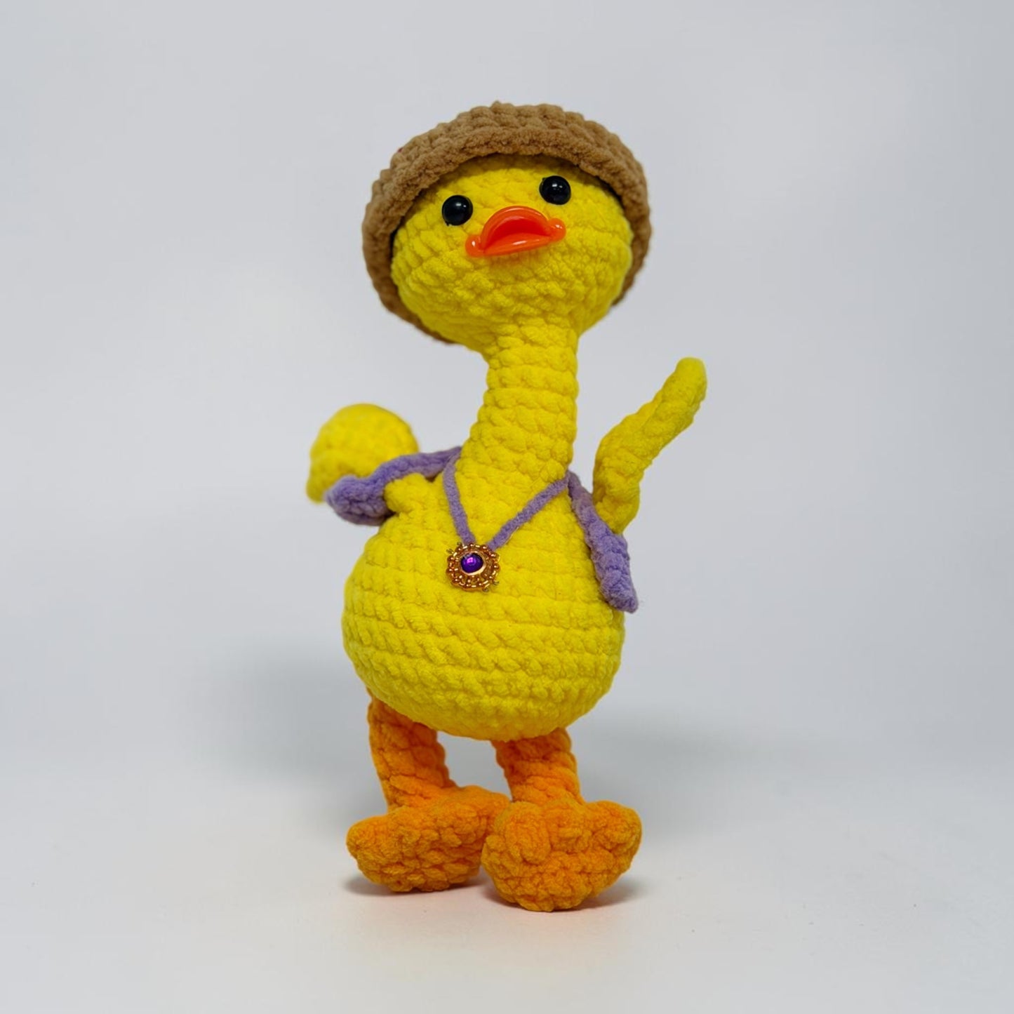 Cozy Duck | Handmade Crochet Doll Gift