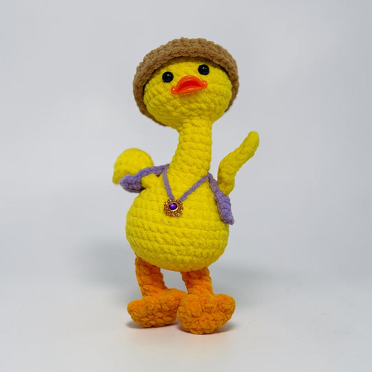 Cozy Duck | Handmade Crochet Doll Gift