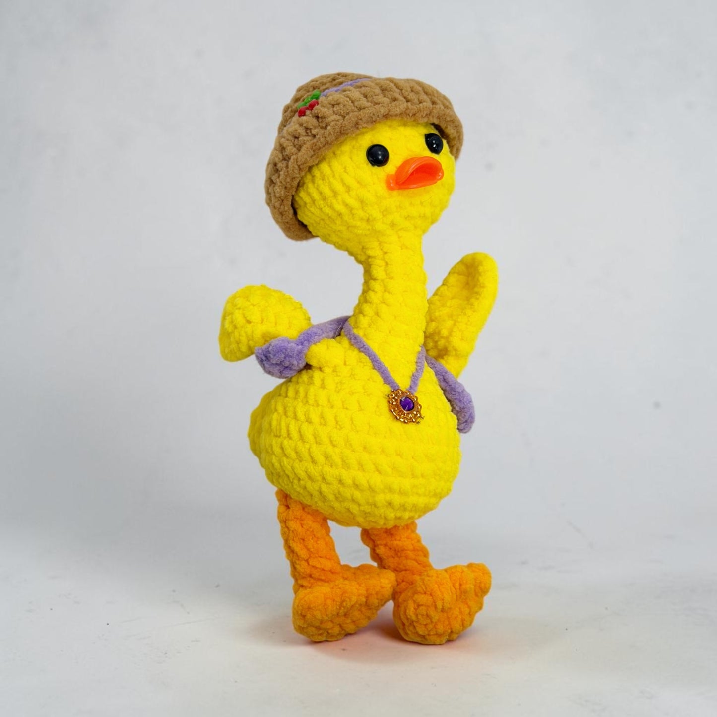 Cozy Duck | Handmade Crochet Doll Gift