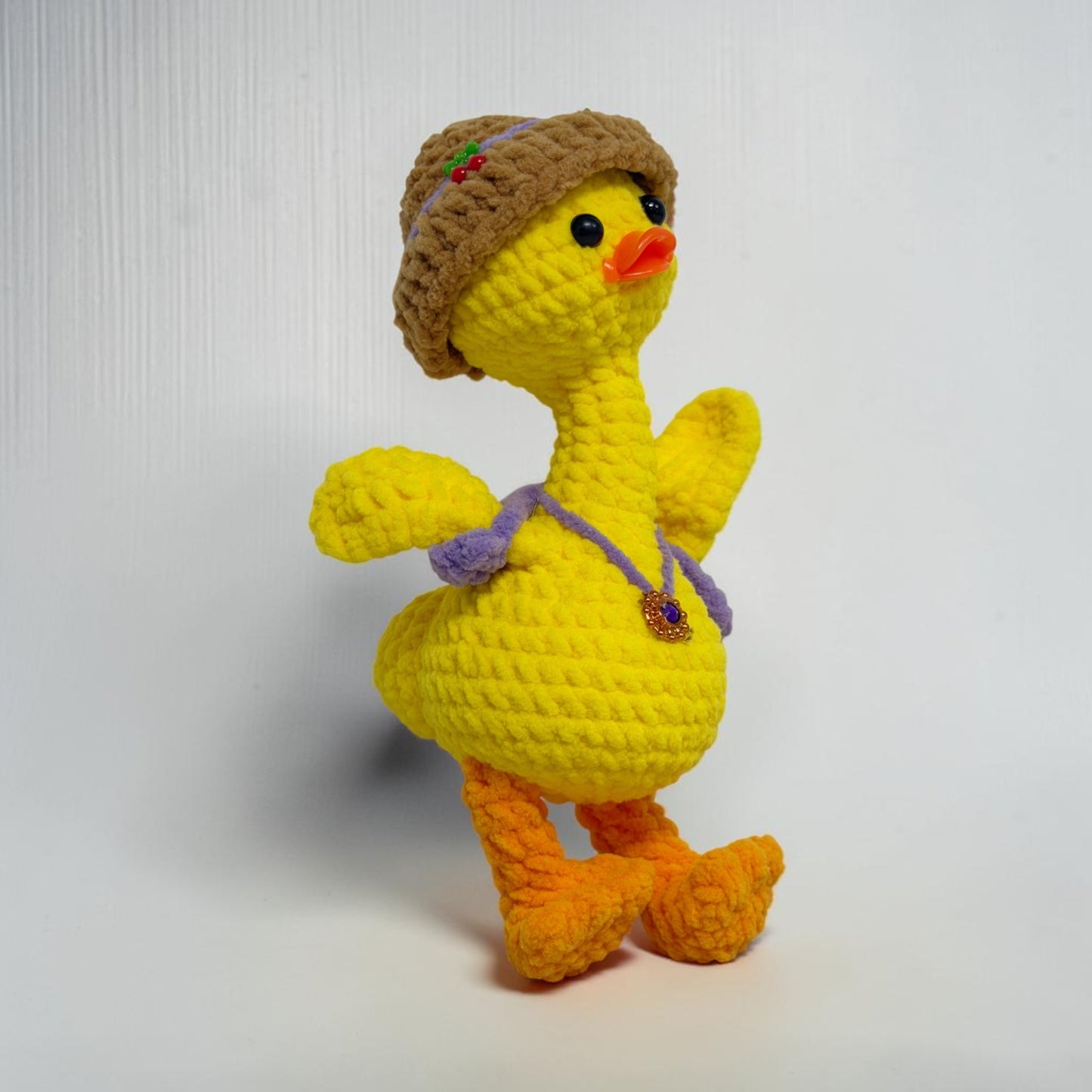 Cozy Duck | Handmade Crochet Doll Gift