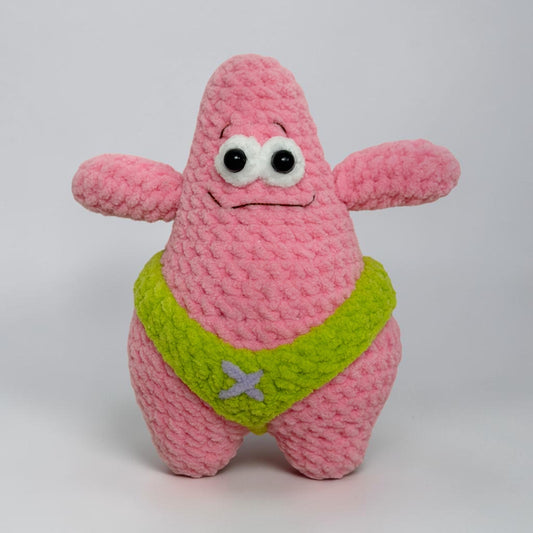 Cute Pink Starfish | Handmade Crochet Doll Gift