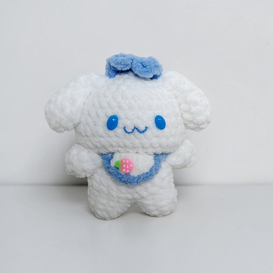 Cute Puppy with Bow | Handmade Crochet Doll Gift