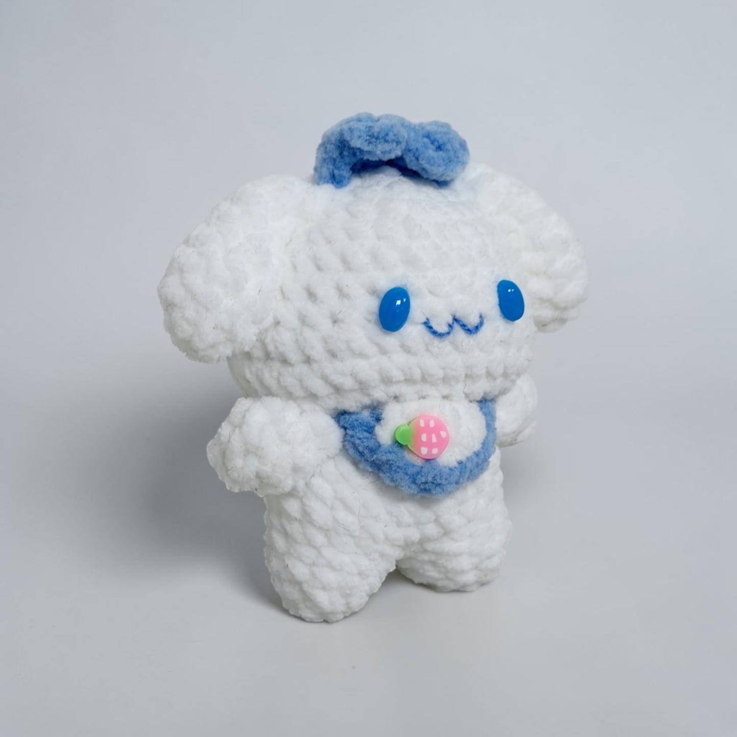 Cute Puppy with Bow | Handmade Crochet Doll Gift