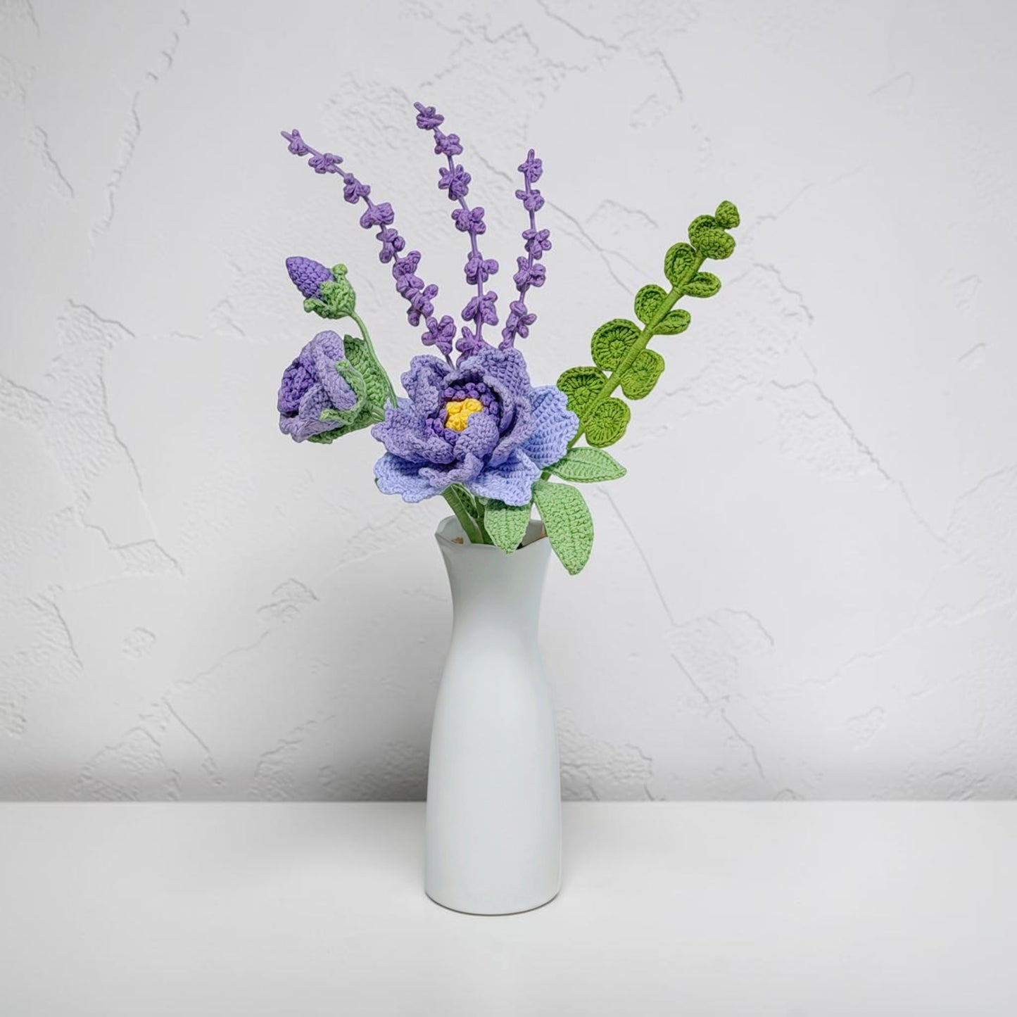 Crochet Bouquet Lavender Dream (No Vase)
