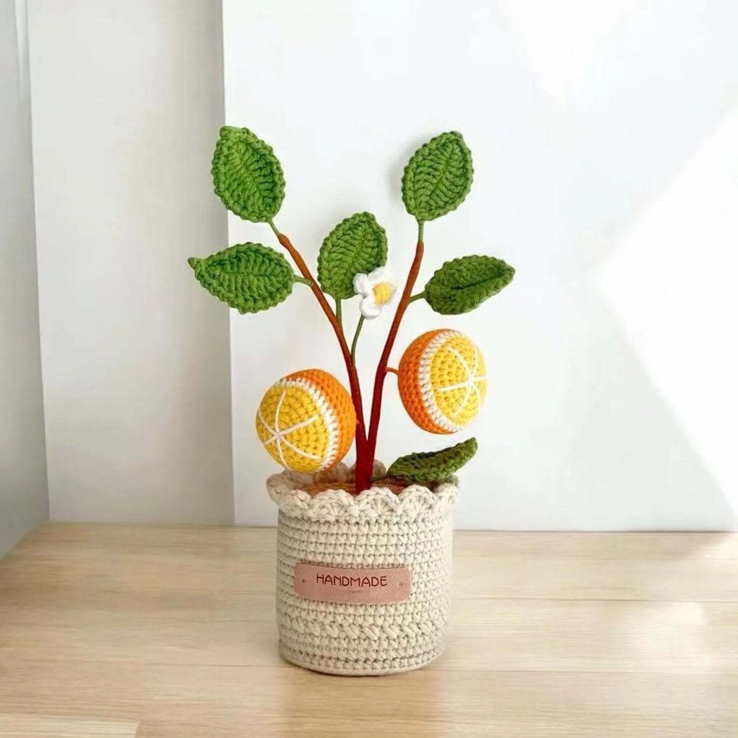 Crochet Orange Tree in Pot – Handmade Gift Decor